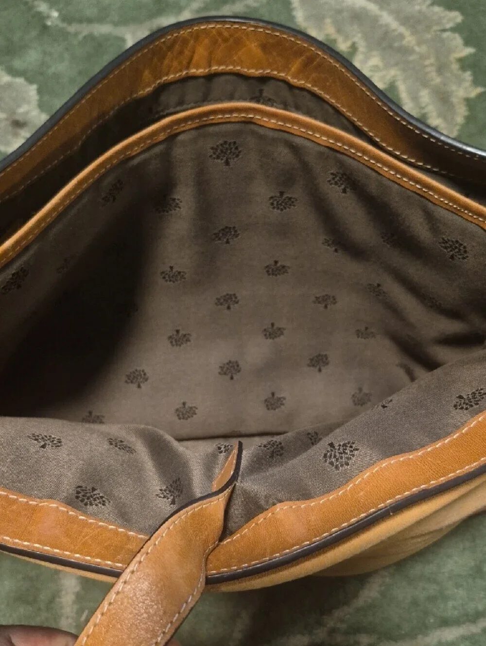 Leather Messenger Bag - Tan Shoulder Briefcase